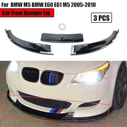 Lèvre de Pare-Chocs Avant Anti-Rapprochement pour M5 BMW E60 E61 Spoiler Diffuseur Bas de Caisse - 2