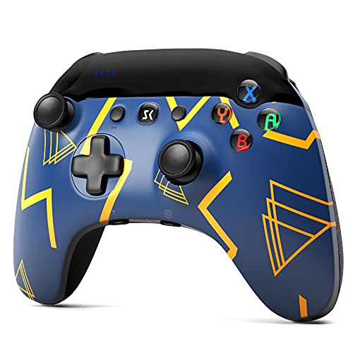 Wireless Controller for Nintendo Switch Pro, Gamepad Joypad für Nintendo Switch Console und PC unterstützt Gyro Achse und Dual Vibration (Schwarz)