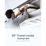 BAGSMART Carry On Luggage 22x14x9 Airline Approved, 1OO% PC Hardside Expandable Luggage with TSA Lock, 20 Inch Travel Suitcase with Spinner Wheels,Beige - Image 3