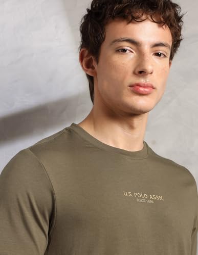 Image of U.S. Polo ASSN. Mens PE005 Premium Supima Cotton Breathable Lounge T-Shirt