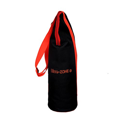 Image of Kuber Industries Canvas Water Bottle Bag, Black, 750 ml (KI41813)