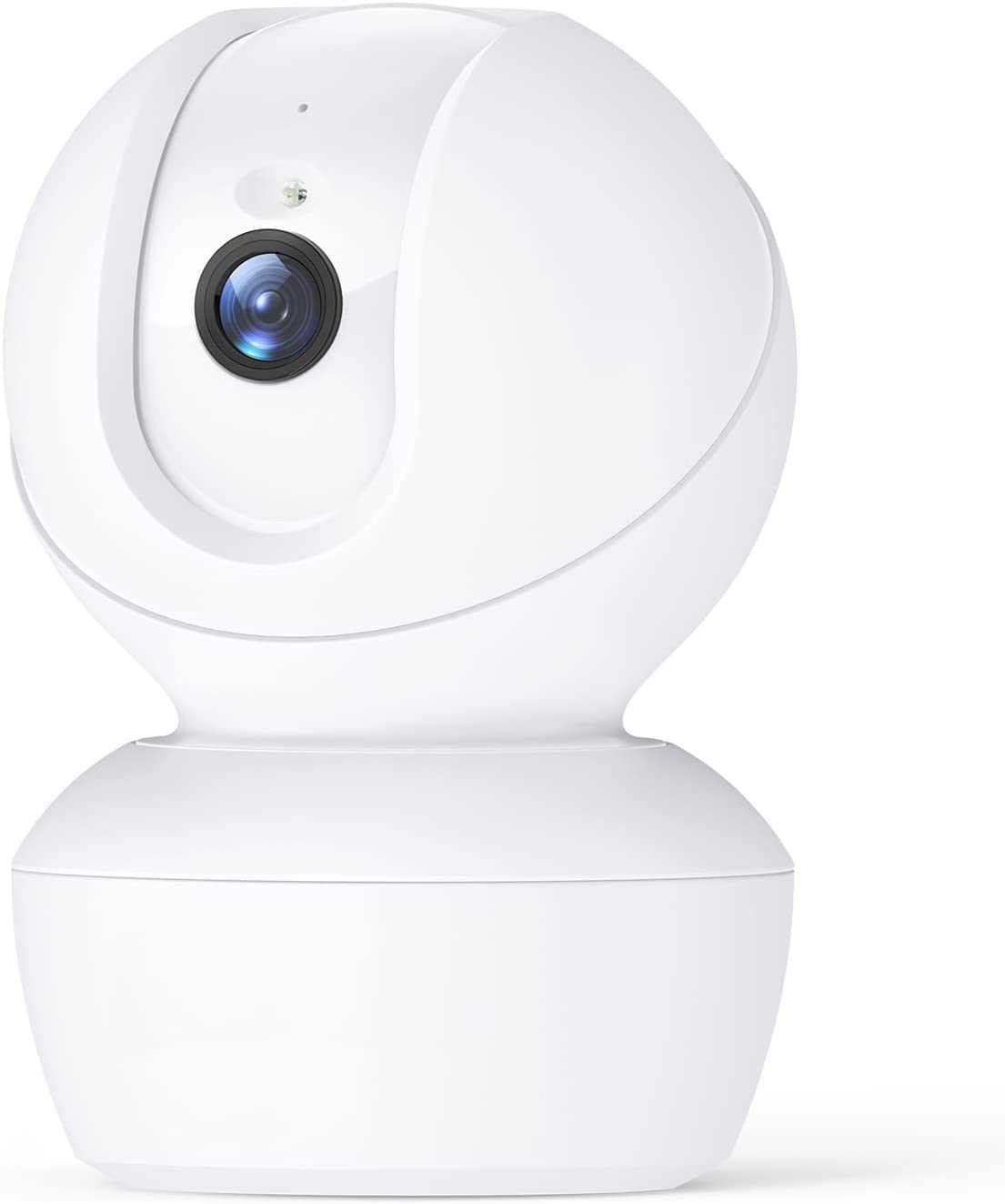 Oculview Indoor Security Camera 2.5K, Home Security Camera for Pet and Baby, 360 Degree WiFi Camera, Night Vision, 2-Way Audio, Cloud & 24/7 SD Card Storage, Compatible with Alexa, Wired