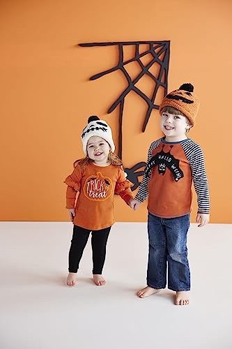 Mud Pie girls Girls' Orange Halloween Tunic2