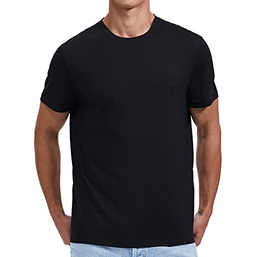 Woolinkin Merino Wool Coolmax Blend T Shirt - Menβs Durable Short Sleeve Wool Base Layer - 150 Lightweight