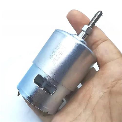 1pcs 755 DC Motor for Weed Trimmer 21V Grass Cutter Motor with Long Shaft for Efficient Weed Cutting...