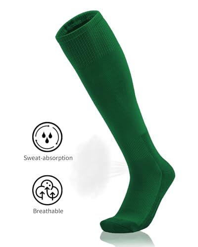 QBK 2T/3T/4T/5T Toddler To Youth Baseball/Softball Socks - Soccer T-Ball Team Sport Socks For Kids Boys And Girls(3 Pairs)2