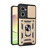 Lucyliy Compatible with Huawei nova 10 SE Case Dual-Layer Rigid PC, Drop-Proof Compatible for Huawei nova 10 SE Phone Case Cover Golden
