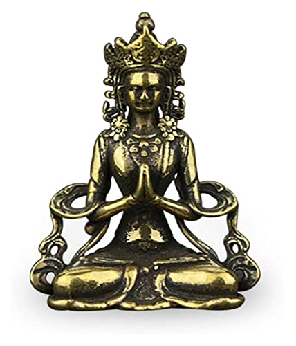 Bouddha statues ornement en cuivre pour une ambiance zen au bureau et salon
