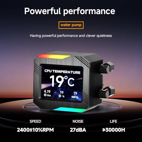 Refroidisseur de processeur à eau 360 Argb Jungle Leopard Astroshel V2G Intel AMD