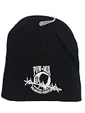 8" POW MIA Barbed Wire Embroidered Winter Beanie Skull Cap Hat