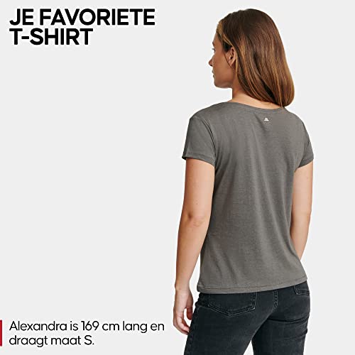 DANISH ENDURANCE T-Shirts van Biologisch Katoen, voor Dames, Crew Hals of V-Hals, Ultrazacht Basic, Set van 2 - Afbeelding 5