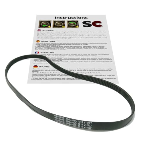 SC Solocorreas - Waschmaschinenriemen 6EPJ 1216