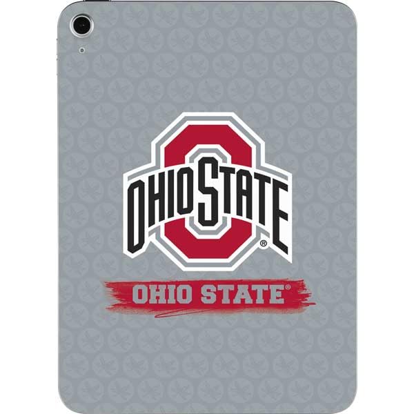 Skinit Decal Tablet Skin Compatible with iPad 11th Gen (2025) - Officially Licensed Ohio State University Distressed Logo Design