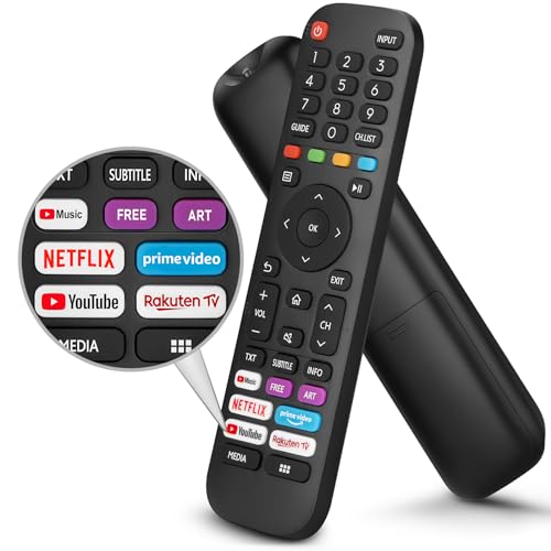 YOSUN Universal Remote Control for Hisense Smart TV Replacement Remote for all Hisense LED LCD Smart TVs ERF2G60H EN2A27 EN2BK27S