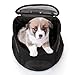 Dog Carrier Backpack Breathable for Small Pets/Cats/Puppies, Pet Carrier Bag with Mesh Ventilation, Safety Features and Cushion Back Support, for Traveling, Hiking, Camping, Walking & Outdoor, Black