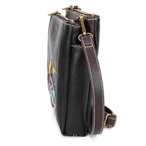 Image of CHALA Merry Messenger RFID Protected Women Faux Leather Shoulder Purse with Adjustable Crossbody Strap
