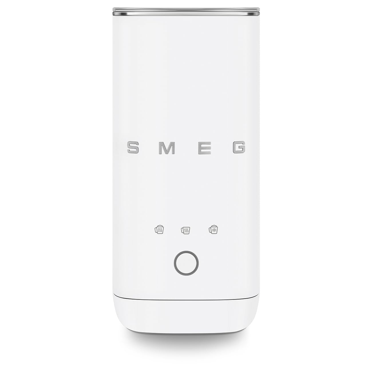 Smeg Unisex White Matte Milk Frother In