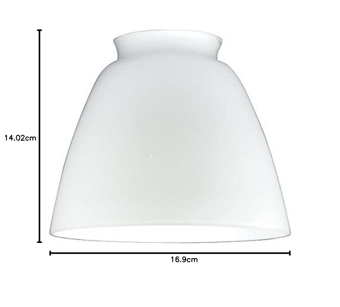 Westinghouse 8703940 Paralume Opal Frosted Shade, Vetro, Bianco