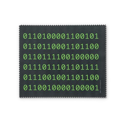 Brillenputztuch für Computer-Nerds