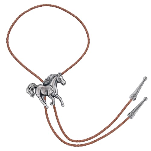 Image of Jeilwiy Bolo Tie for Men, Western Bolero Tie Cowboy Ties Native American Cowgirl Bolo Tie Accessories for Men Women