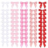 cobee 50 Pcs Twist Tie Bows Decoration for Crafts, 3.5