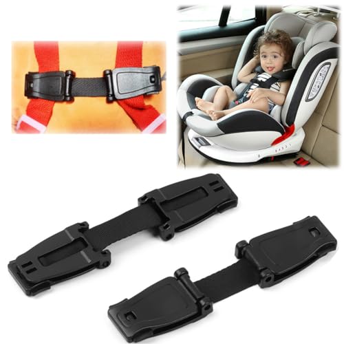 2 pièces boucle protection siège enfant, clip de ceinture de poitrine siège auto, ceinture de siège enfant, boucle de ceinture siège enfant pour siège...
