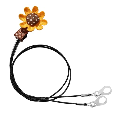 Hearing Aid Clip to Prevent Loss for Adults Seniors, Hearing Aids Holder Protector for BTE, ITE and Various Hearing Devices, Straps Elastic Anti Lost Lanyard Cord with Silicone Loops and Carry Case