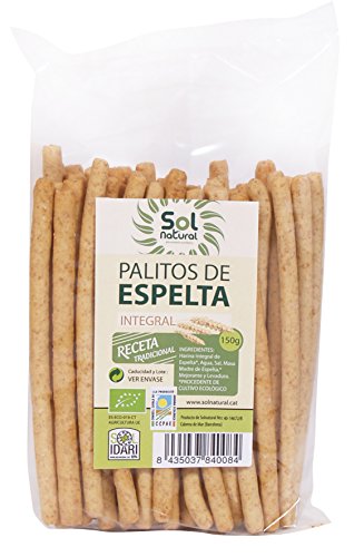 Solnatural Palitos De Espelta Integral Bio 150 G, Estándar, Único