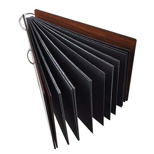 Image of Scrapbook Photo Album Memory Book With Wooden Hard Cover(14 Inch x 10 Inch, Design-3) |