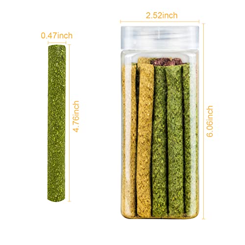 LSSH GmbH 25Pcs Timothy Hay Sticks , Natural Flowers Flavored Timothy Hay Sticks , Natural Chews for Rabbits… - Image 8