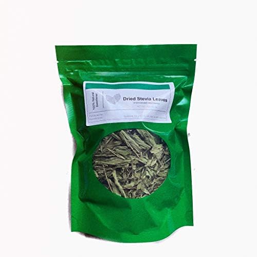 DRIED STEVIA LEAVES, Whole Leaf Stevia (2 oz.) 100% Natural