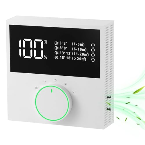 Generador de iones negativos portátil para purificar aire miniatura 1