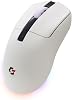 Gravion Sharper RGB Işıklı Kablosuz Gaming Oyucu Mouse 12000 DPI, Ultra Hafif, Bluetooth + 2.4G Kablosuz + Kablolu, Huano Silent Switch Tıklama, PAW3311 Sensör, 400mAh Batarya, Beyaz Gamer Faresi