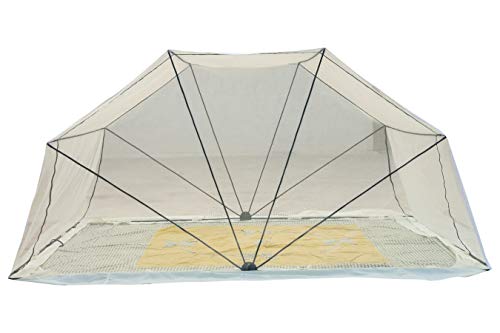 Comfort-Mosquito-Net-Foldable-Poly-Cotton-Mosquito-Net-3-x-6-Ivory-Single-Bed-Size