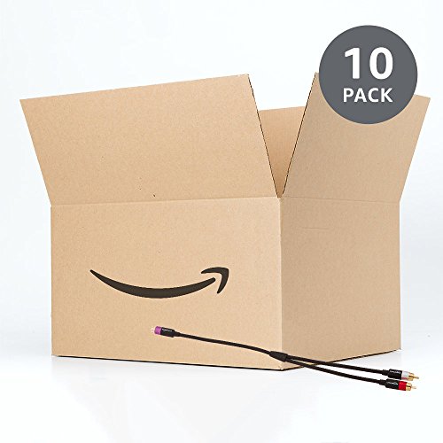 Amazon Basics 2-Male To 1-Female Rca Y-Adapter Splitter Cable - 12-Inch, 10-Pack #TOP5