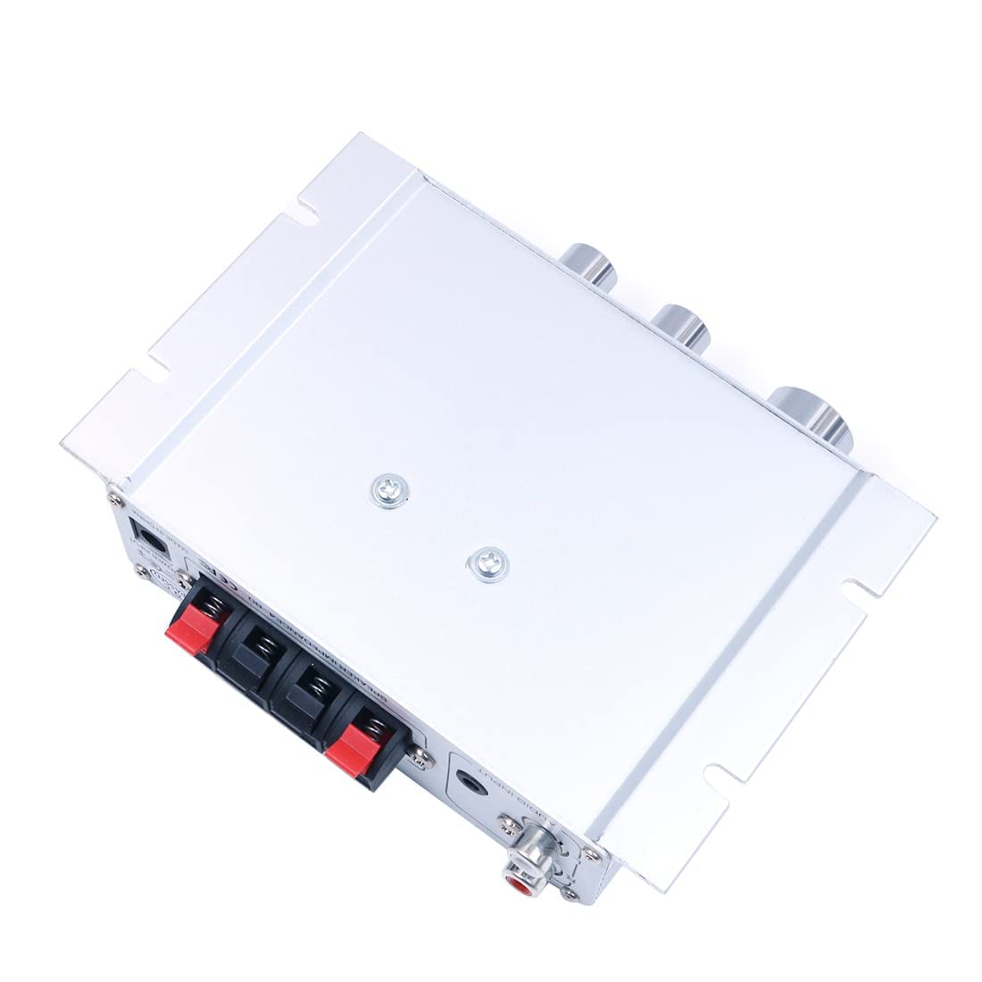 DollaTek LP-V3S 25Wx2 Amplificatore + Protezione Ritardata HiFi con Alimentazione 5A Compatibile con Computer, Cellulari o Lettori MP3 DAC ecc - Argento