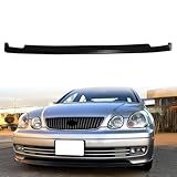HYPER GLORY Front Bumper Lip Compatible with 1998-2005 Lexus GS300 / GS400 / GS430, Unpainted Black TTE Style Polyurethane Front Lower Chin Spoiler Protector, 1 PC