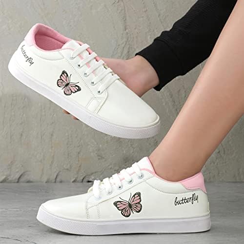 Image of layasa Comfotable Lightweight Casual Sneaker for Women /Girls (Pink, Numeric 3)