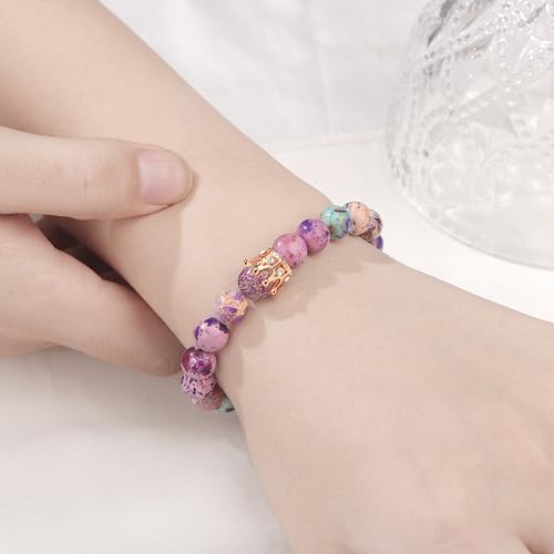 JoycuFF Woman Birthday Gifts Idea Friendship Gifts For Women Best Friends Besties Aunt Female Mom Daughter Granddaughter Gf Anniversary Christmas Graduation Healing Stone Crown Gifts For Her3