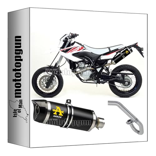 scarico completo omologato open, alluminio nero, fondello carby, omologato suono - open, impianto completo, raccordo inox / collettore inox, db-killer incluso e rimovibile, thunder,