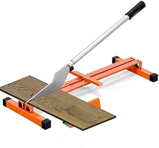 Goplus Vinyl Floor Cutter, Laminate Flooring Cutter for 8-inch & 12-inch Wide Floor, Hand Tool V-Support Wood Planks Heavy Duty Steel Quick Cut