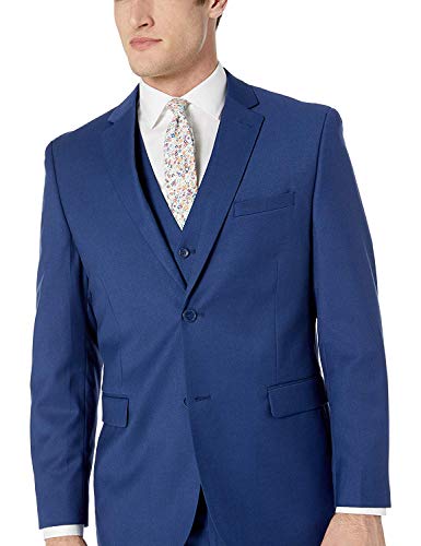 Adam Baker Men's Classic Fit 3-Piece (Jacket, Vets, Trousers) Vested Suit Set - Many Sizes & Colors Available2