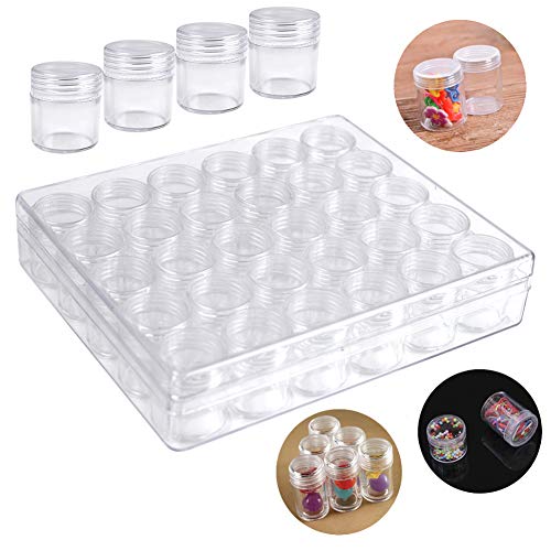 Embroidery Diamond Storage Box Storage Boxes for Diamond Painting Small Beads Diamond Painting Storage Containers with Lid for Jewelry DIY Art Craft Rhinestones Sewing