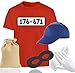 Produktbild TK Gruppe Timo Klingler Gangster Panzerknacker Unisexgröße 170 - 190 cm Bandit Tshirt mit Accessoires Einbrecher - Damen - Herren Kostüm Fasching & Karneval - 176-671