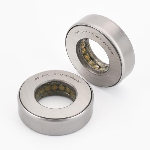 XIKE T151 Thrust Tapered Roller Bearing, 1.51 Inch Bore, 2-Pack