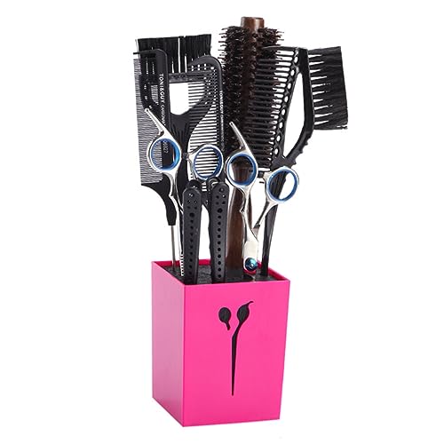 Gogogmee Practical Slots Scissors Holder Box Hairdressing Tools Storage Hair Salon Supplies Organizer