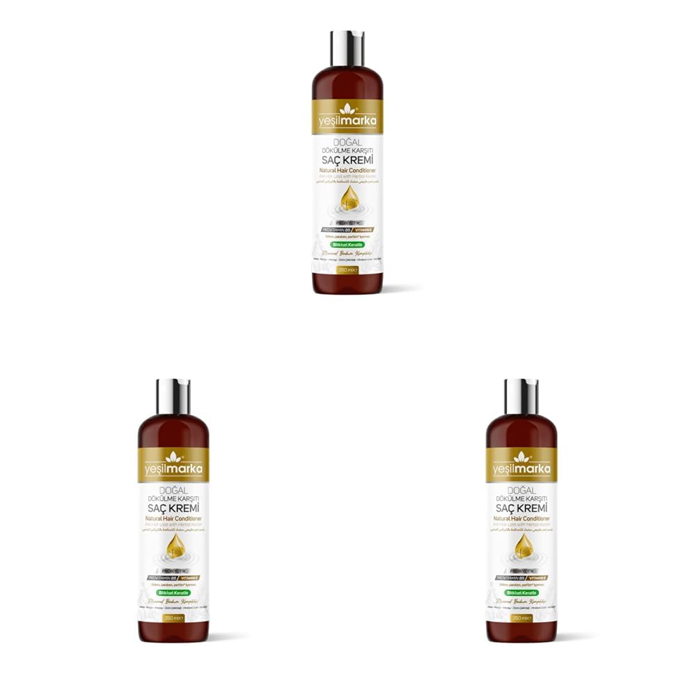 Yeşilmarka Natural Hair Conditioner - Anti Hair Loss Saç Kremi (3 paketi)