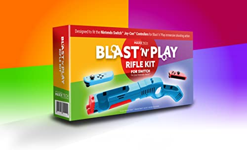 Rifle Kit Maxx Tech Blast 'n' Play para Nintendo Switch accesorio de juego 2