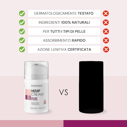 EU4PELVIS Crema per Prurito Intimo, Crema Vaginale per Sollievo Immediato con Acido Ialuronico e Calendula per Vulvodinia, Candida Vaginosi, Crema intima lenitiva prurito bruciore e Secchezza vaginale - 8
