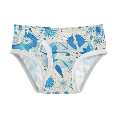 KLL Boho Kaleidoscope Abstract Pattern Toddler Boys' Comfort Underwear Briefs Breathable Children Panties